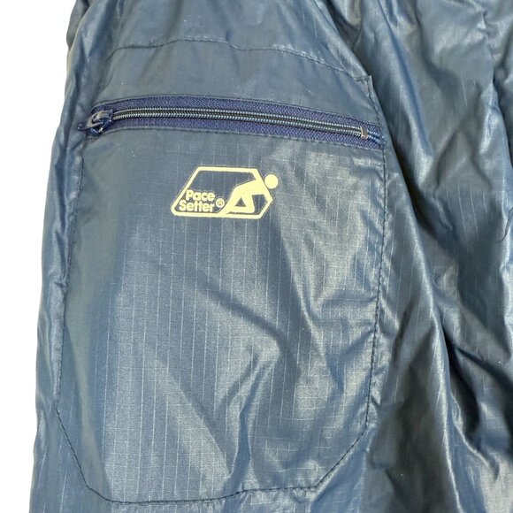 Pace Setter Vtg Polar Bear Zip-Leg Track Pants Women’s Large Blue Nylon Canada - Picture 10 of 12